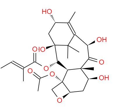 CAS：171926-87-7，中文名稱：2-去苯甲?；?2-巴豆?；?10-去乙?；鶟{果赤霉素Ⅲ 英文名稱：10-Deacetyl-2-Debenzoyl-2-Tigloyl-BaccatinIII