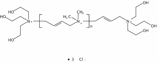  CAS： 75345-27-6，中文名稱： 聚季銨鹽-1 英文名稱：Polyquaternium-1