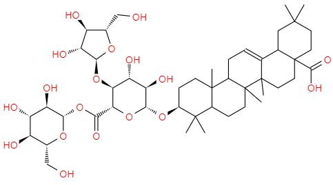 CAS： 59252-87-8，中文名稱： 竹節(jié)參皂苷Ib 英文名稱：Chikusetsusaponin Ib 