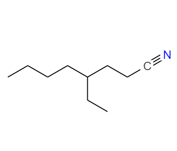 CAS： 60631-16-5，英文名稱：4-ethyloctanenitrile 