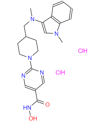 CAS： 875320-31-3，中文名稱： Quisinostat 二鹽酸鹽 英文名稱：JNJ26854165 2HCl 