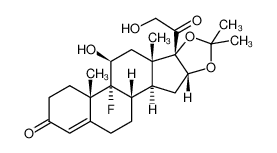 CAS： 1524-86-3，中文名稱： 氫化曲安奈德 英文名稱：9-Fluoro-16a,17-(isopropylidenedioxy)corticosterone