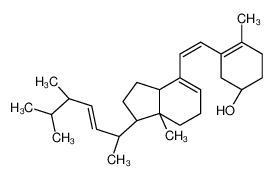 CAS： 115-61-7，中文名稱： 速甾醇 英文名稱：(6E,22E)-(3R)-9,10-secoergosta-5(10),6,8,22-tetraen-3-ol