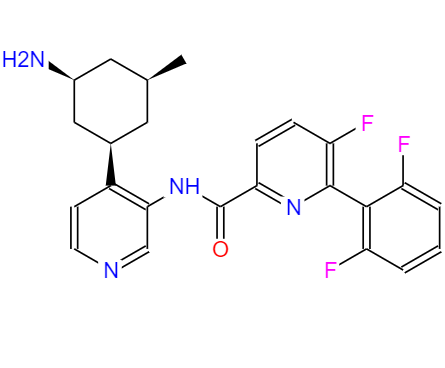 CAS： 1210608-43-7，英文名稱：PIM447 