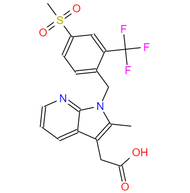 CAS： 872365-14-5，中文名稱： 非維匹侖 英文名稱：Fevipiprant 
