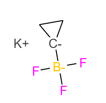 CAS： 1065010-87-8，中文名稱： 環(huán)丙烷基三氟硼酸鉀 英文名稱：PotassiuM cyclopropyltrifluoroborate 