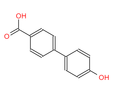 CAS： 58574-03-1，中文名稱： 4'-羥基聯(lián)苯-4-羧酸 英文名稱：4'-Hydroxy-4-biphenylcarboxylic acid 