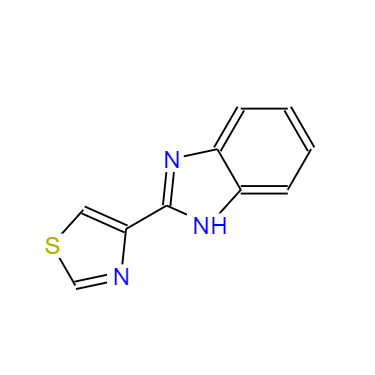 CAS： 148-79-8，中文名稱(chēng)： 噻菌靈 英文名稱(chēng)：Thiabendazole 