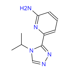 CAS： 1448427-99-3，英文名稱：6-(4-isopropyl-4H-1,2,4-triazol-3-yl)pyridin-2-amine 