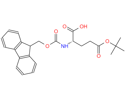 CAS： 71989-18-9，中文名稱： Fmoc-O-叔丁基-L-谷氨酸 英文名稱：Fmoc-Glu(OtBu)-OH 