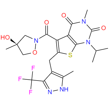 CAS： 1448671-31-5，英文名稱：AZD3965 