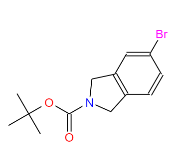  CAS： 201940-08-1，中文名稱： 5-溴異吲哚啉-2-碳酸叔丁酯 英文名稱：tert-Butyl 5-bromoisoindoline-2-carboxylate