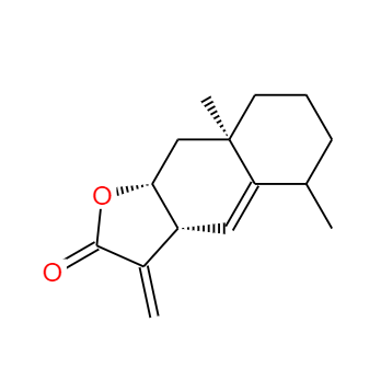  CAS： 546-43-0，中文名稱： 土木香內(nèi)酯 英文名稱：Alantolactone