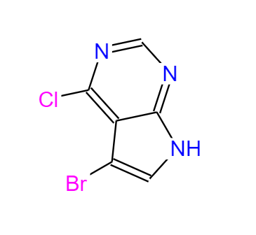 CAS： 22276-95-5，中文名稱： 5-溴-4-氯-7H-吡咯并[2,3-d]嘧啶 英文名稱：5-BroMo-4-chloro-7H-pyrrolo[2,3-d]pyriMidine 