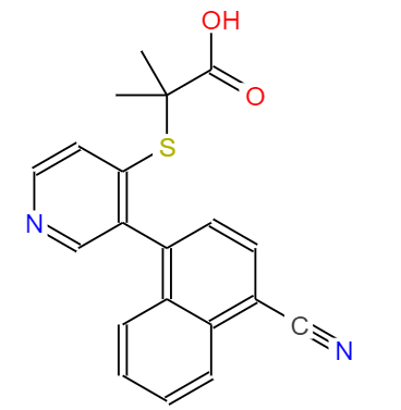 CAS： 1352792-74-5，中文名稱： 維立諾雷 英文名稱：Verinurad 