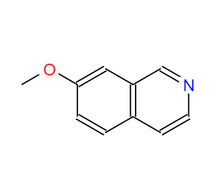 CAS： 39989-39-4，中文名稱： 7-甲氧基異喹啉 英文名稱：7-Methoxyisoquinoline 