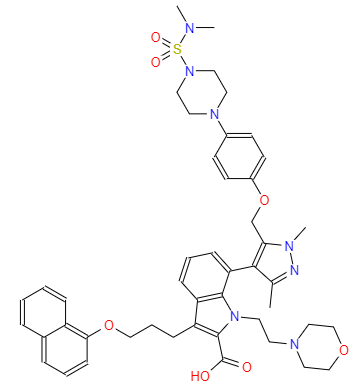 CAS： 1668553-26-1，英文名稱(chēng)：A-1210477 