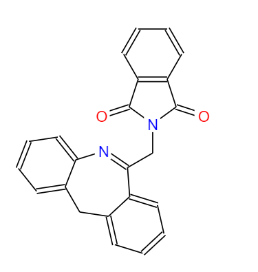 CAS： 74860-00-7，英文名稱(chēng)：2-(11H-benzo[c][1]benzazepin-6-ylmethyl)isoindole-1,3-dione 