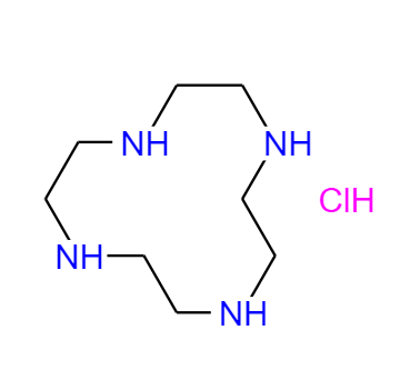 CAS： 10045-25-7，中文名稱： 輪環(huán)藤寧鹽酸鹽 英文名稱：Cyclen Tetrahydrochloride 