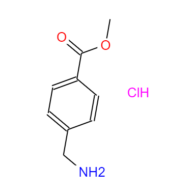 CAS： 6232-11-7，中文名稱： 4-氨甲基苯甲酸甲酯 鹽酸鹽 英文名稱：Methyl 4-(aminomethyl)benzoate hydrochloride 