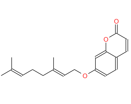 CAS： 495-02-3，中文名稱(chēng)： 橙皮油內(nèi)酯 英文名稱(chēng)：Auraptene 