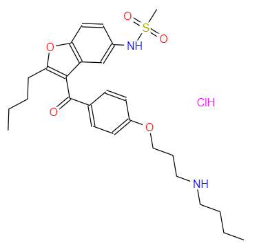 CAS： 197431-02-0，中文名稱： 去丁基決奈達隆鹽酸鹽 英文名稱：Desbutyl Dronedarone Hydrochloride 