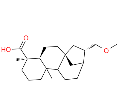 CAS： 196399-16-3，中文名稱： 豨薟醚酸 英文名稱：Siegesmethyletheric acid 