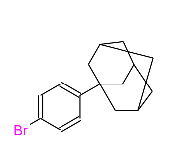 CAS： 2245-43-4，中文名稱： 1-(4-溴苯基)金剛烷 英文名稱：1-(4-Bromophenyl)adamantane 