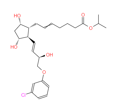 CAS： 157283-66-4，中文名稱： 氯前列醇異丙基酯 英文名稱：Cloprostenol isopropyl ester 