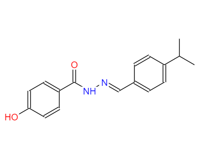 CAS： 101574-65-6，中文名稱： (E)-4-羥基-N'-(4-異丙基亞芐基)苯并酰肼 英文名稱：GSK4716 