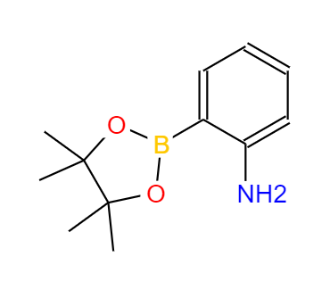 CAS： 191171-55-8，中文名稱： 2-氨基苯硼酸頻哪醇酯 英文名稱：2-Aminophenylboronic acid pinacol ester 