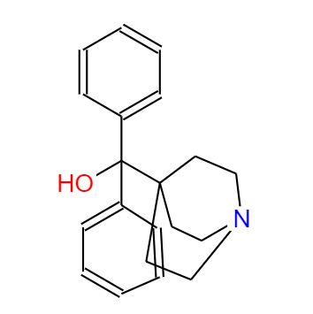 CAS： 461648-39-5，中文名稱： 二苯基(奎寧環(huán)-4-基)甲醇 英文名稱：(1-Azabicyclo[2.2.2]oct-4-yl)(diphenyl)methanol 