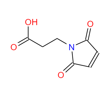 CAS： 7423-55-4，中文名稱： 3-馬來酰亞胺基丙酸 英文名稱：3-Maleimidopropionic acid 