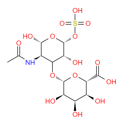 CAS： 9007-28-7，中文名稱： 硫酸軟骨素 英文名稱：Chondroitin sulfate 