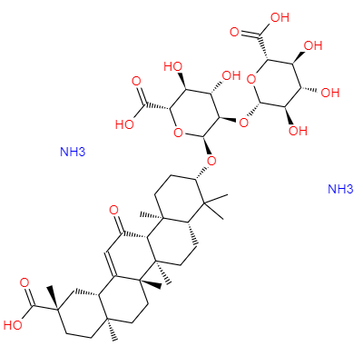 CAS： 79165-06-3，中文名稱： 甘草酸二銨 英文名稱：Diammonium glycyrrhizinate 