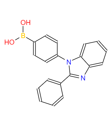 CAS： 867044-33-5，英文名稱：4-(2-Phenyl-1H-benzimidazol-1-yl)phenyl]boronic acid 
