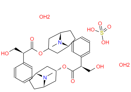  CAS： 6835-16-1，中文名稱： 硫酸莨菪堿水合物 英文名稱：Hyoscyamine Sulfate