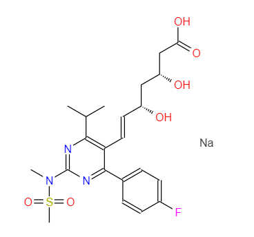 CAS： 147098-18-8，中文名稱： 瑞舒伐他汀鈉 英文名稱：Rosuvastatin sodium 