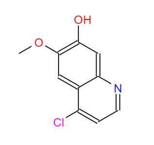 CAS： 205448-31-3，中文名稱： 4-氯-6-甲氧基-7-喹啉醇 英文名稱：4-chloro-6-Methoxyquinolin-7-ol 