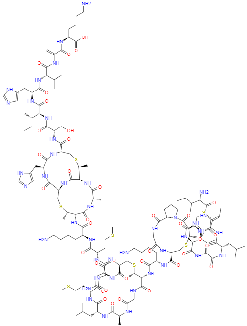 CAS： 1414-45-5，中文名稱： 乳酸鏈球菌素 英文名稱：Nisin 