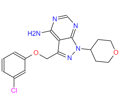 CAS： 1188296-52-7，英文名稱：PF-4800567 