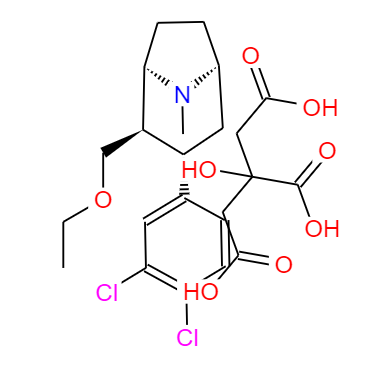 CAS： 861205-83-6，中文名稱： 特索芬辛檸檬酸鹽 英文名稱：Tesofensine Citrate 