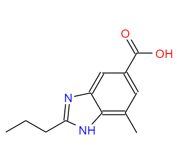 CAS：152628-03-0，中文名稱：4-甲基-2-丙基-6-苯并咪唑羧酸 英文名稱：4-Methyl-2-propyl-1H-benzo[d]imidazole-6-carboxylicacid