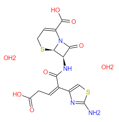  CAS： 118081-34-8，中文名稱： 頭孢布烯；頭孢布烯二水合物 英文名稱：Ceftibuten dihydrate