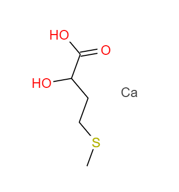 CAS： 4857-44-7，中文名稱： 2-羥基-4-甲硫基丁酸 鈣鹽 英文名稱：2-Hydroxy-4-(methylthio)butyric acid calcium salt 