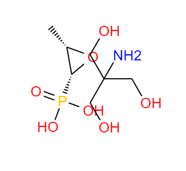 CAS： 78964-85-9，中文名稱： 磷霉素氨丁三醇 英文名稱：FosfomycinTromethamine 