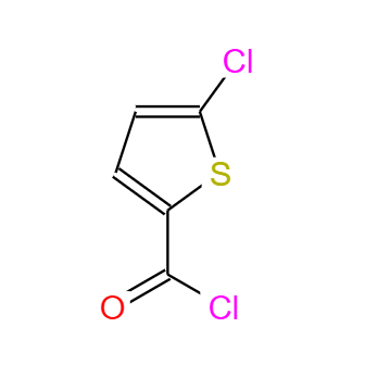  CAS： 42518-98-9，中文名稱： 2-氯-5-噻吩甲酰氯 英文名稱：5-Chlorothiophene-2-carbonyl chloride