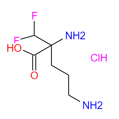  CAS： 68278-23-9，中文名稱： 依氟鳥氨酸 英文名稱：Eflornithine hydrochloride