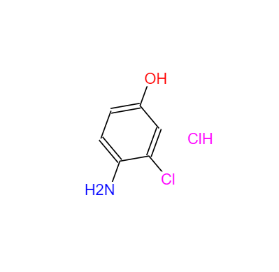 CAS： 52671-64-4，中文名稱： 4-氨基-3-氯苯酚鹽酸鹽 英文名稱：4-Amino-3-chlorophenol hydrochloride 
