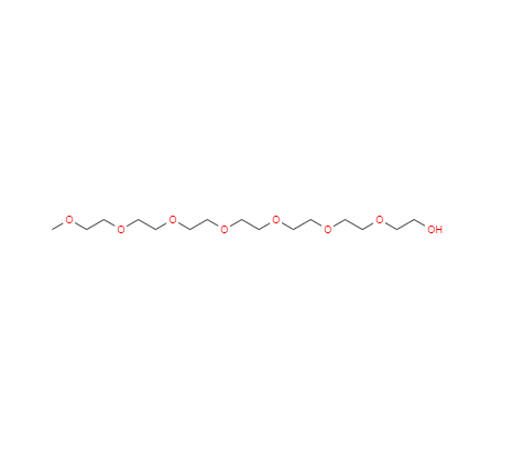 CAS： 4437-01-8，中文名稱： 七甘醇單甲醚 英文名稱：Heptaethylene Glycol Monomethyl Ether 